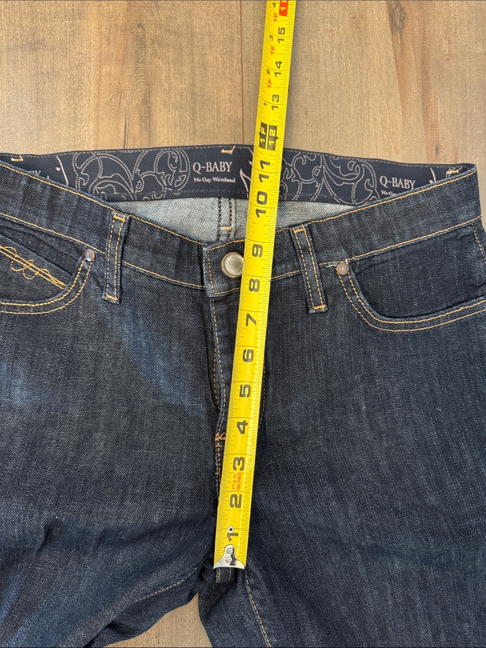 Wrangler Q Baby jeans. Size 5/6. 38” inseam - Picture 6 of 7